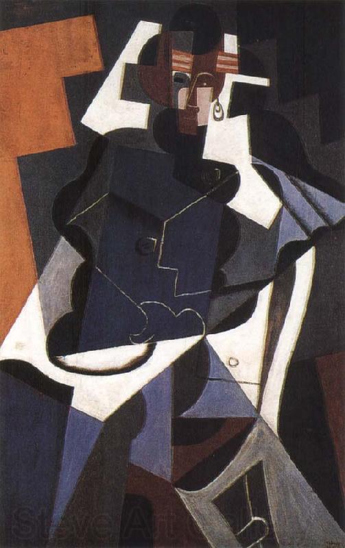 Juan Gris The fem portrait of the whole body